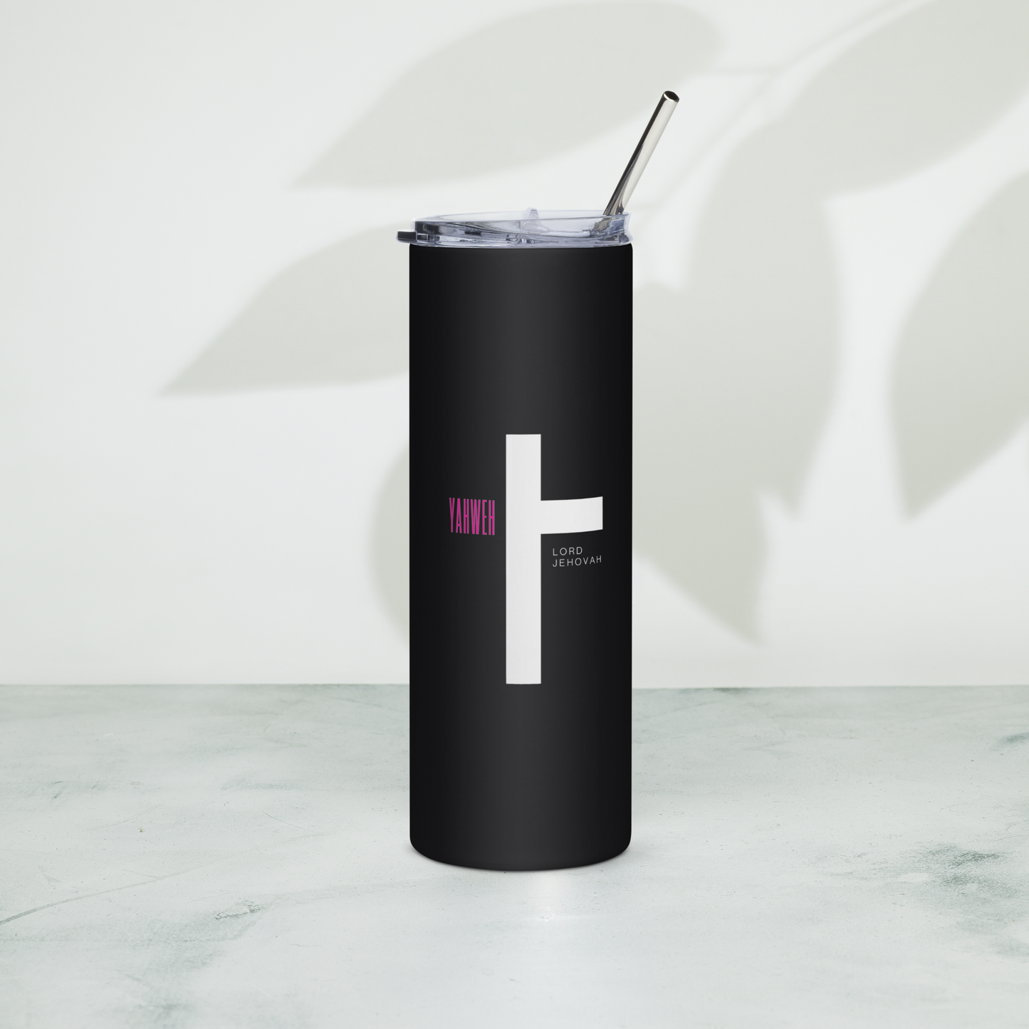 Spiritual Sips: 'Yahweh Lord Jehovah' Stainless Steel Tumbler