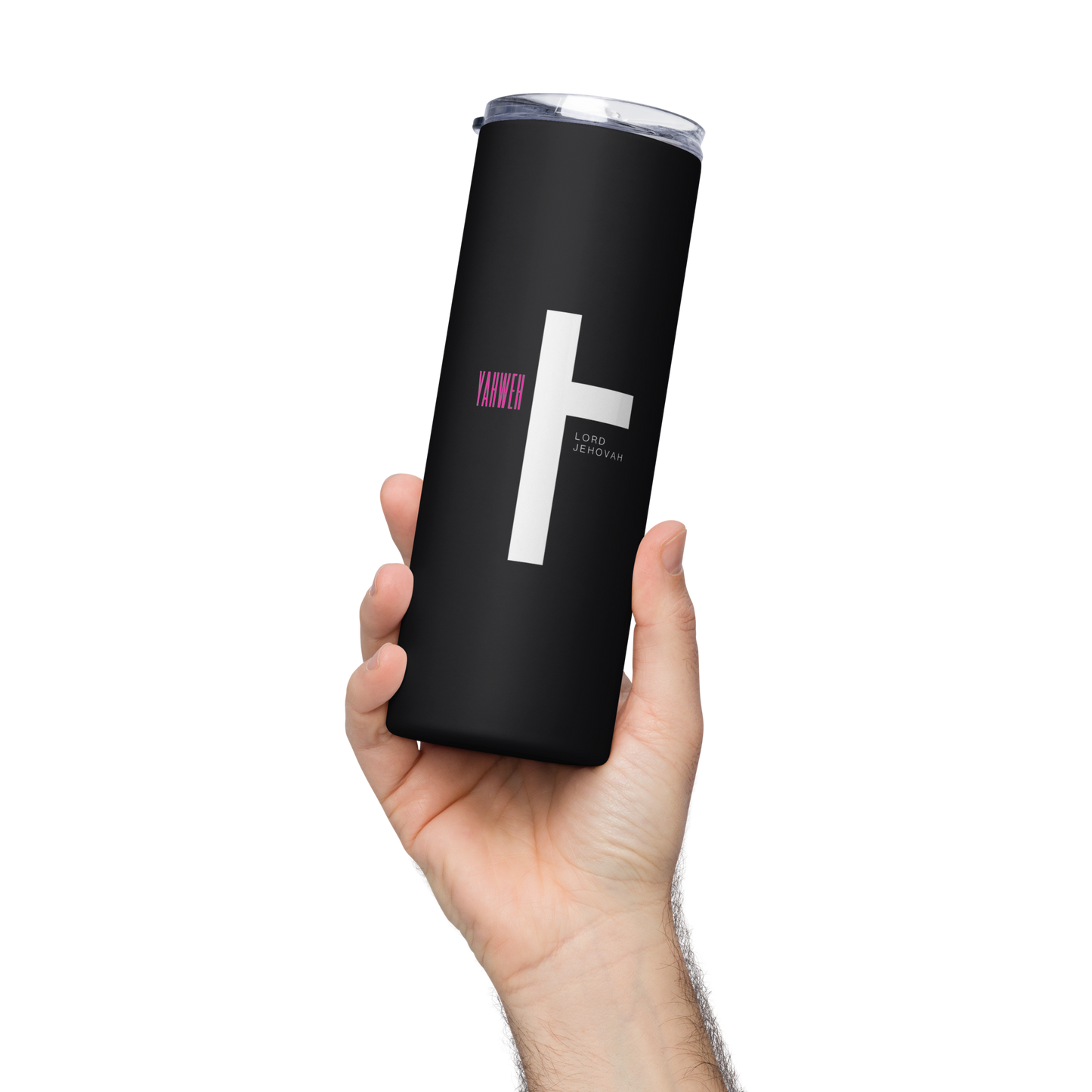 Spiritual Sips: 'Yahweh Lord Jehovah' Stainless Steel Tumbler