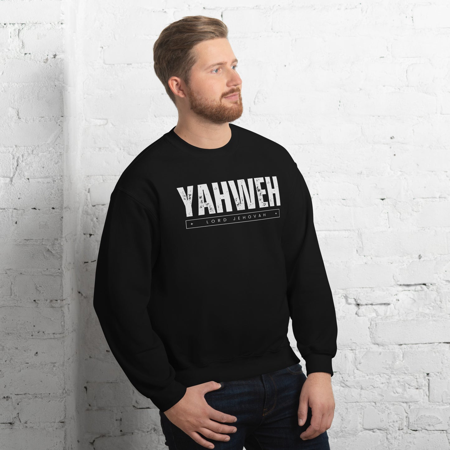 Christian Comforts: 'Yahweh Lord Jehovah' Sweatshirt - Men’s