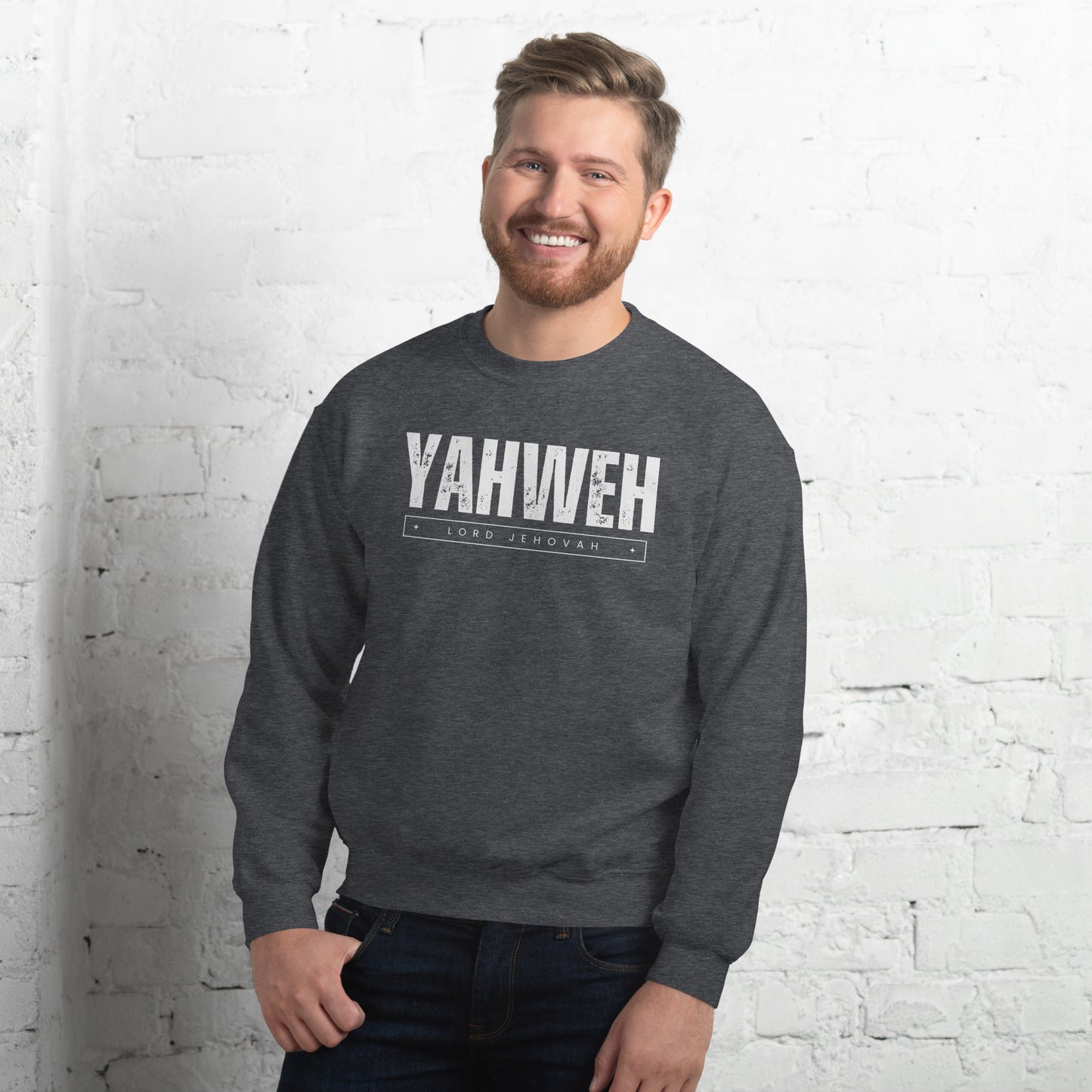 Christian Comforts: 'Yahweh Lord Jehovah' Sweatshirt - Men’s