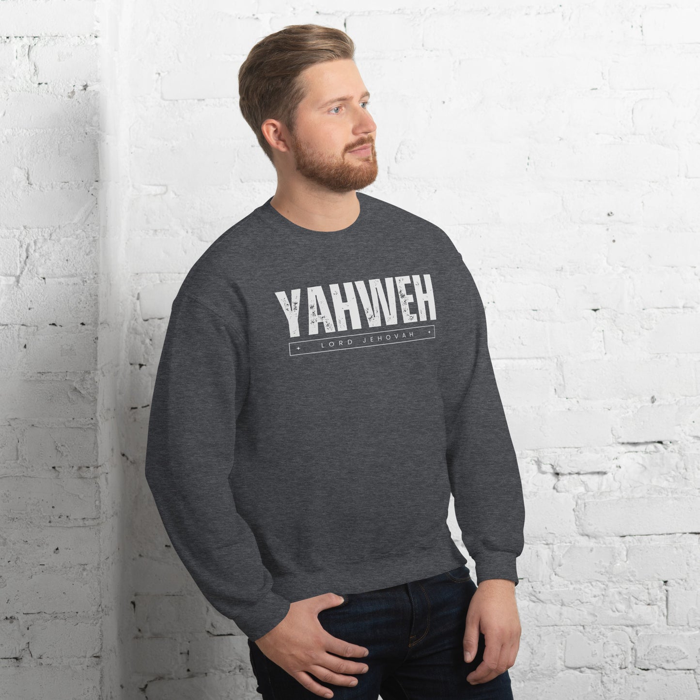 Christian Comforts: 'Yahweh Lord Jehovah' Sweatshirt - Men’s