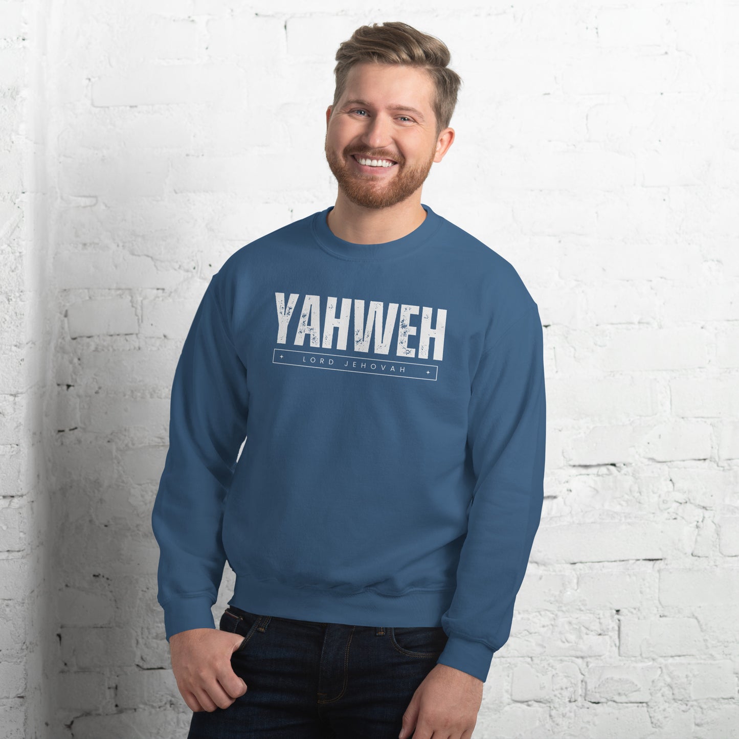 Christian Comforts: 'Yahweh Lord Jehovah' Sweatshirt - Men’s