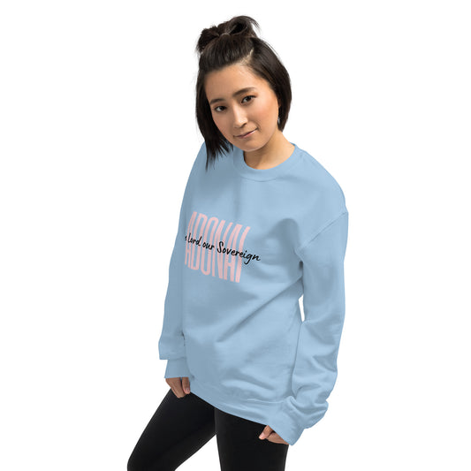 Christian Comforts: 'Adonai The Lord Our Sovereign' Sweatshirt - Women's