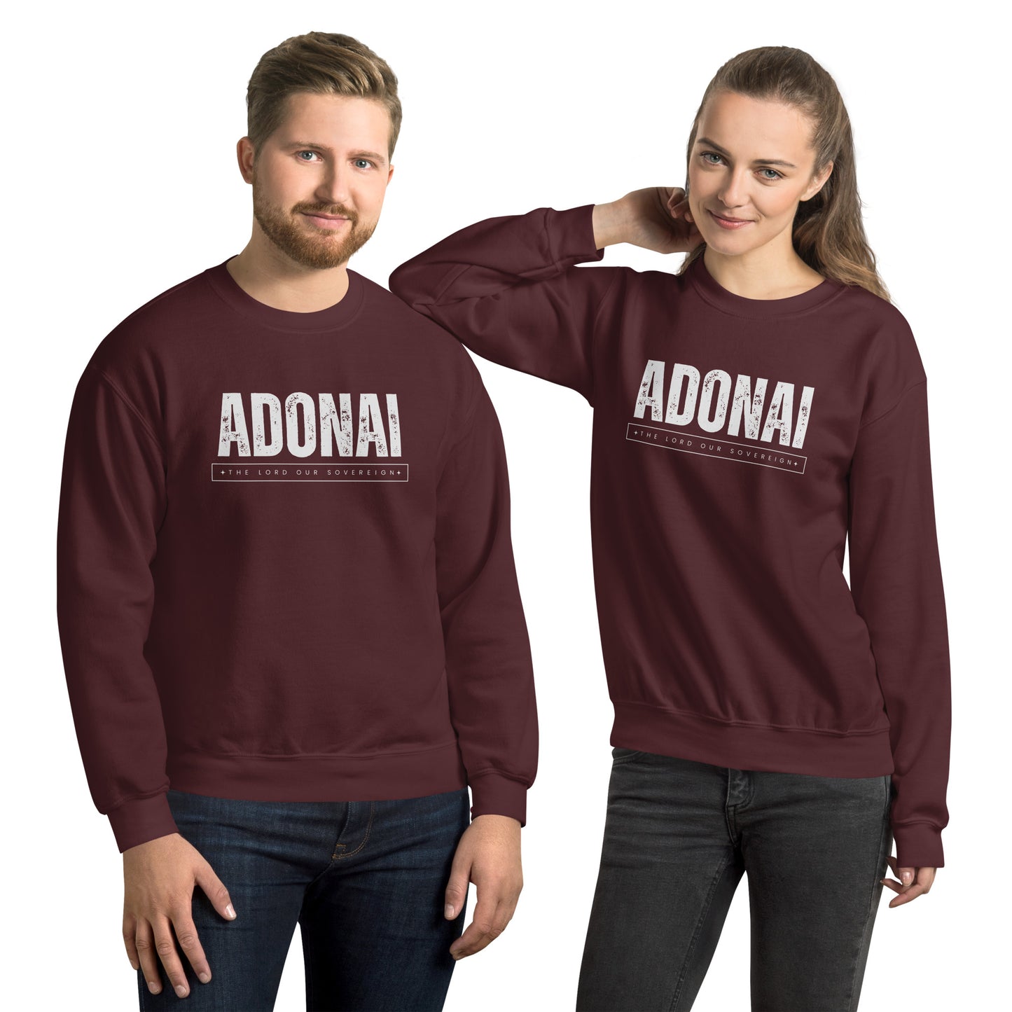 Christian Comforts: 'Adonai The Lord Our Sovereign' Sweatshirt - Men’s