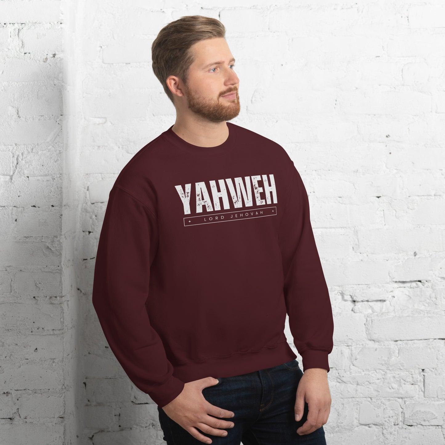 Christian Comforts: 'Yahweh Lord Jehovah' Sweatshirt - Men’s