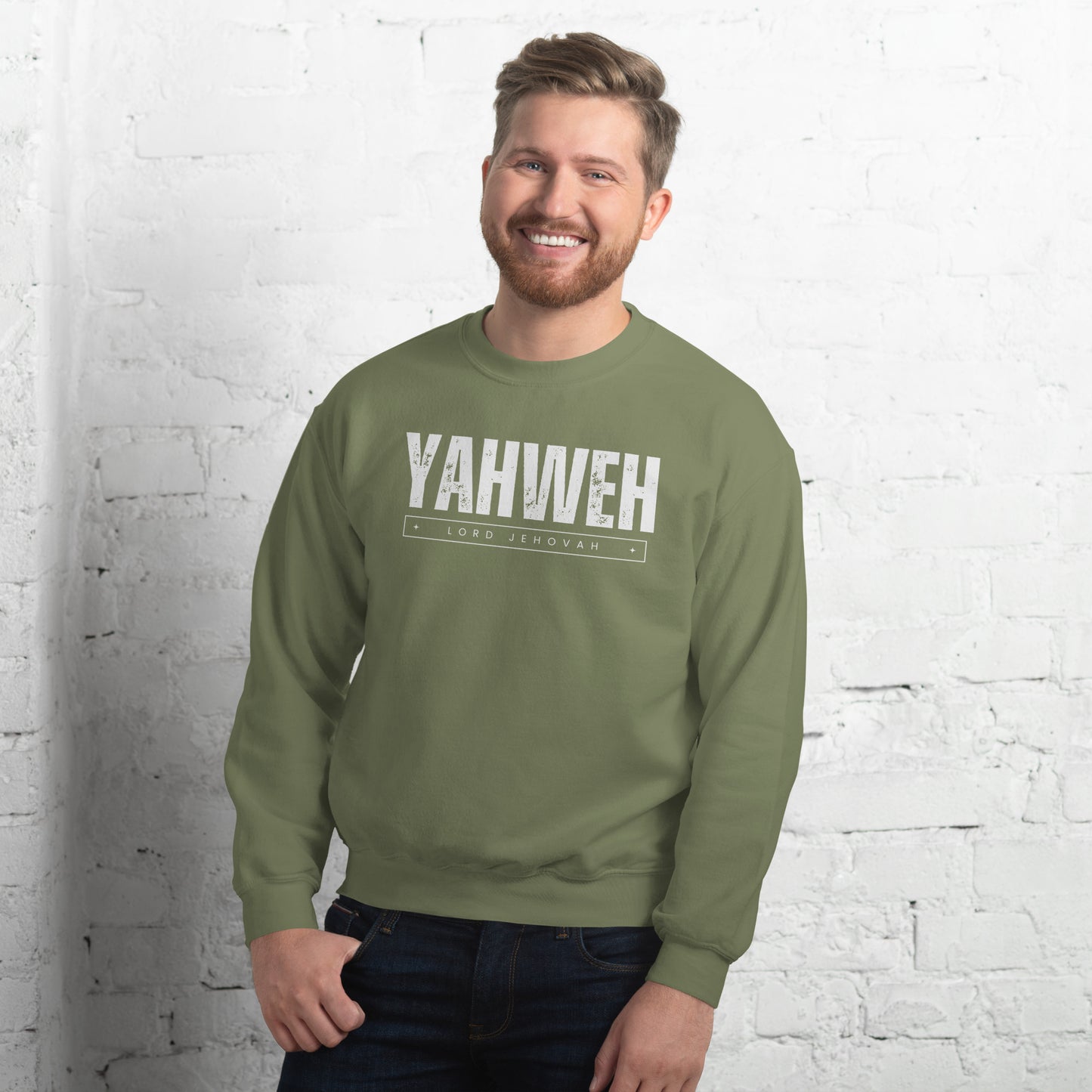 Christian Comforts: 'Yahweh Lord Jehovah' Sweatshirt - Men’s