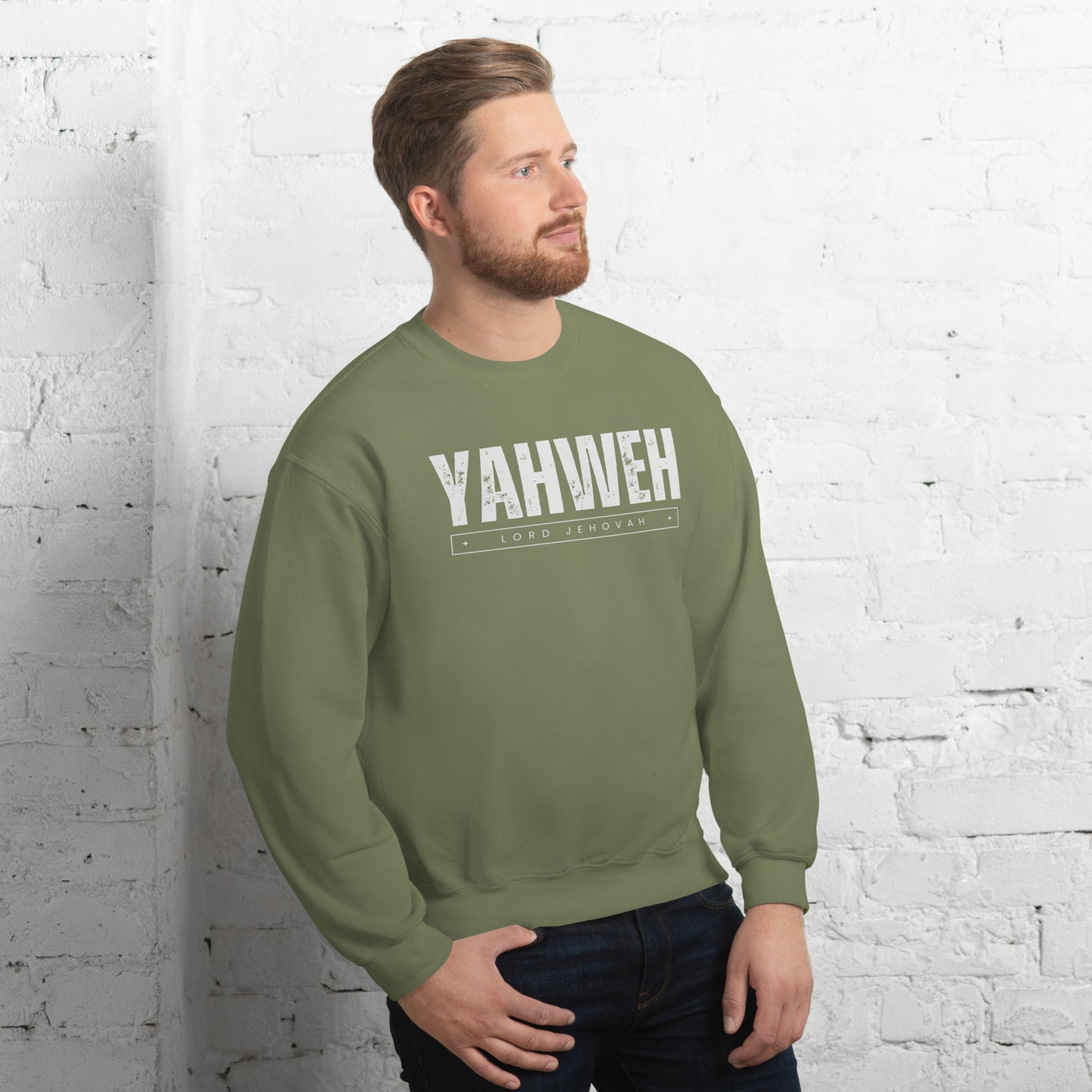 Christian Comforts: 'Yahweh Lord Jehovah' Sweatshirt - Men’s